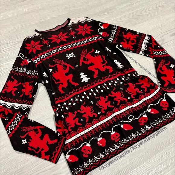 Blackmilk Krampus Christmas Sweater - Picture 6 of 7